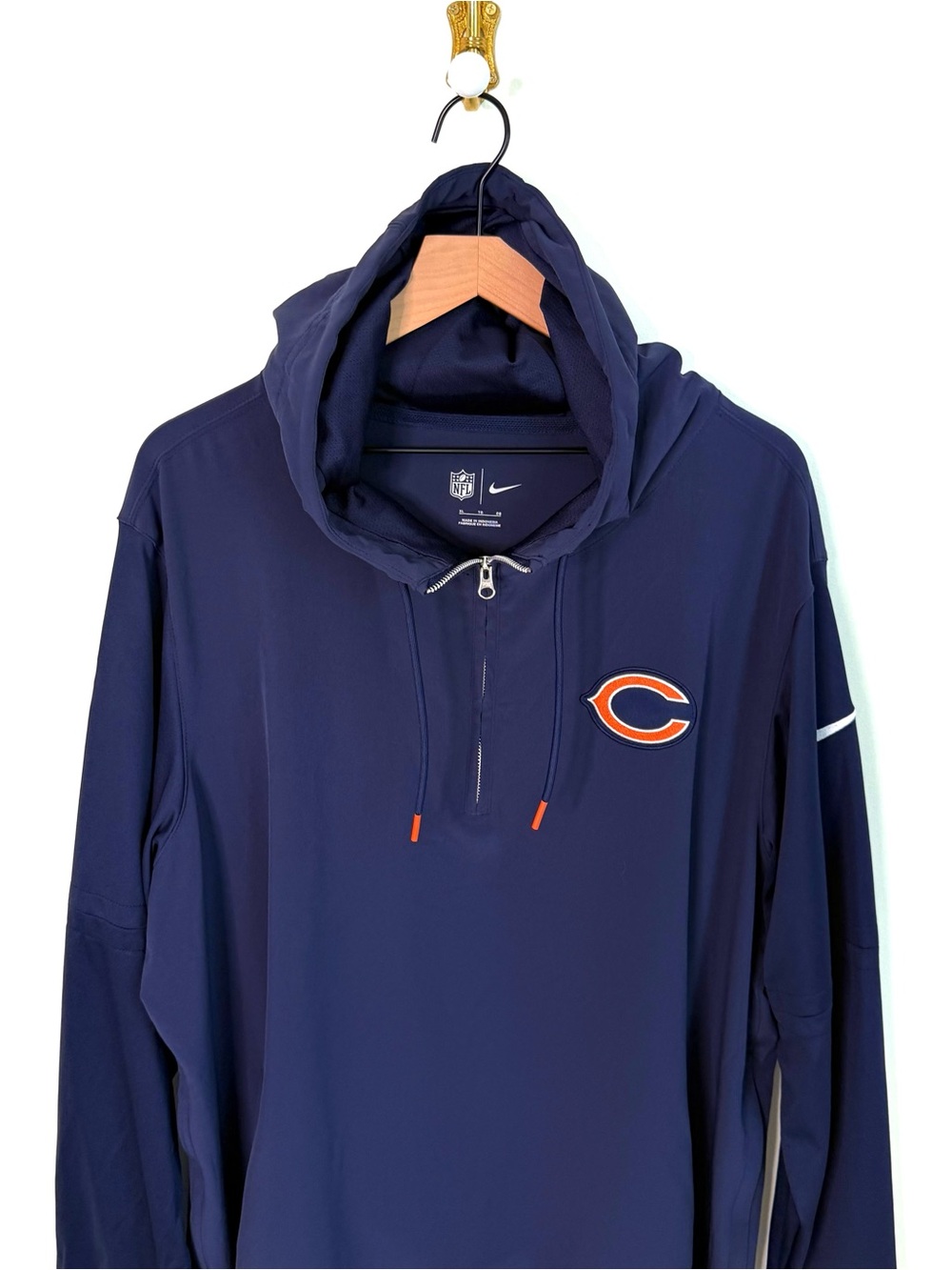 Nike Chicago Bears Lightweight Hoodie | XL